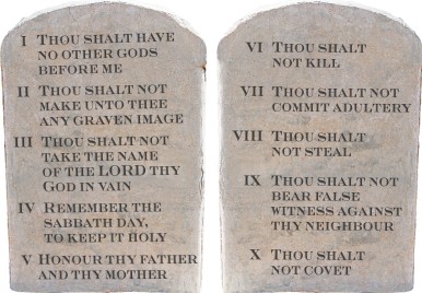 what are the 10 commandments kjv